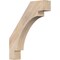 Ekena Millwork 3 1/2"W x 18"D x 22"H Merced Smooth Knee Brace, Douglas Fir BRC04X18X22MRC00SDF - alternate 1